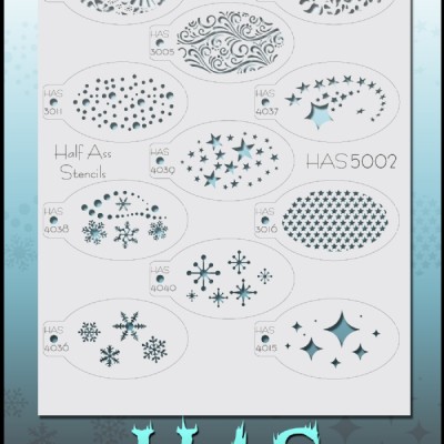 Half Ass Stencil Whimsy